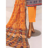 Needle Wonder By Dr. Haris Printed & Embroidered Lawn Unstitched 3Pcs Suit - 4