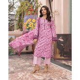 Komal By LSM Textiles Lawn Printed Unstitched 3Pcs Suit - LG-MM-0301