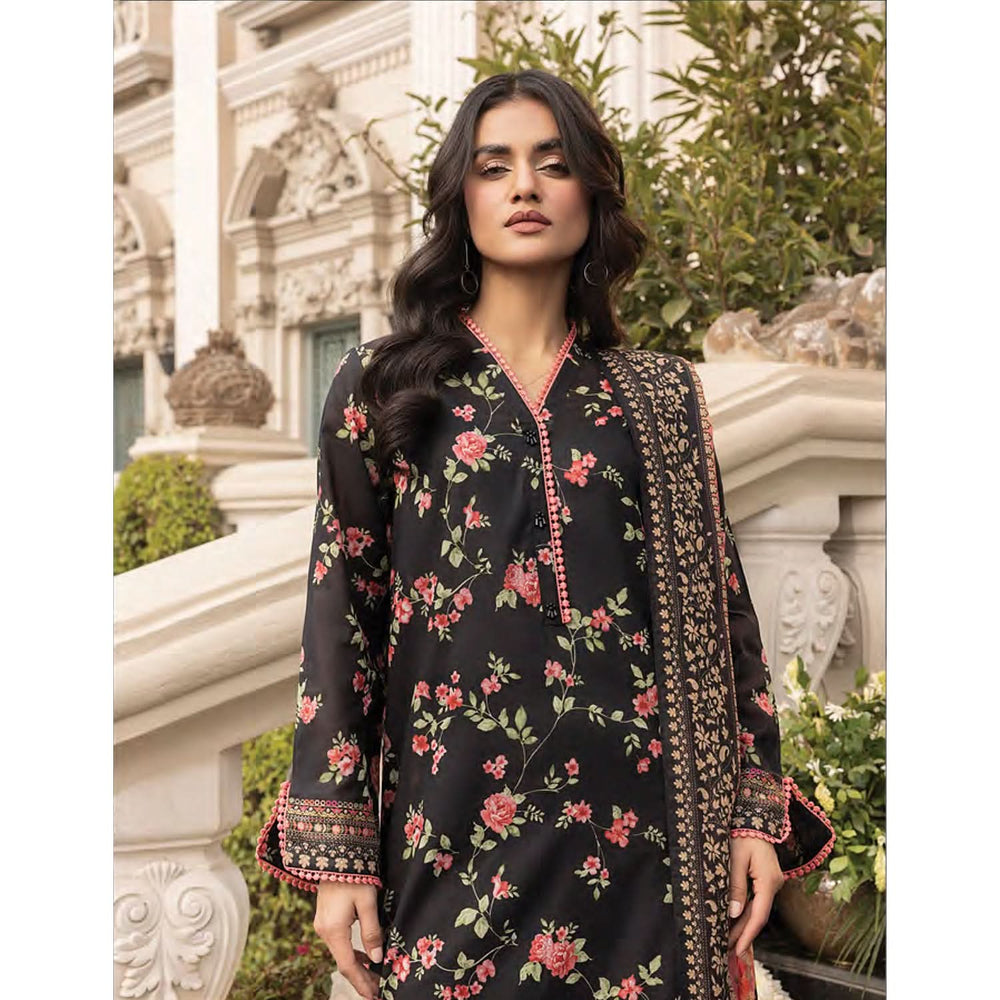 Komal By LSM Textiles Lawn Printed Unstitched 3Pcs Suit - LG-MM-0260