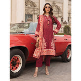 Komal By LSM Textiles Lawn Printed Unstitched 3Pcs Suit - LG-AR-0116