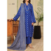 Sufinas By VS Textile Lawn Printed Unstitched 3 Pec Suit - 1143
