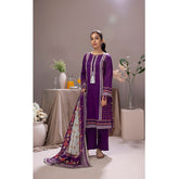 Salina Weaving Dobby By Regalia Printed Lawn Unstitched 3 Pcs Suit - 12