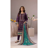 Salina Weaving Dobby By Regalia Printed Lawn Unstitched 3 Pcs Suit - 5