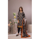 Salina Weaving Dobby By Regalia Printed Lawn Unstitched 3 Pcs Suit - 2