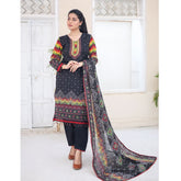 Laiba By SN Cloth Printed Unstitched 3 Pcs Suit - 11