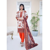 Laiba By SN Cloth Printed Unstitched 3 Pcs Suit - 13