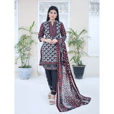 Laiba By SN Cloth Printed Unstitched 3 Pcs Suit - 14
