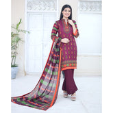 Laiba By SN Cloth Printed Unstitched 3 Pcs Suit - 15