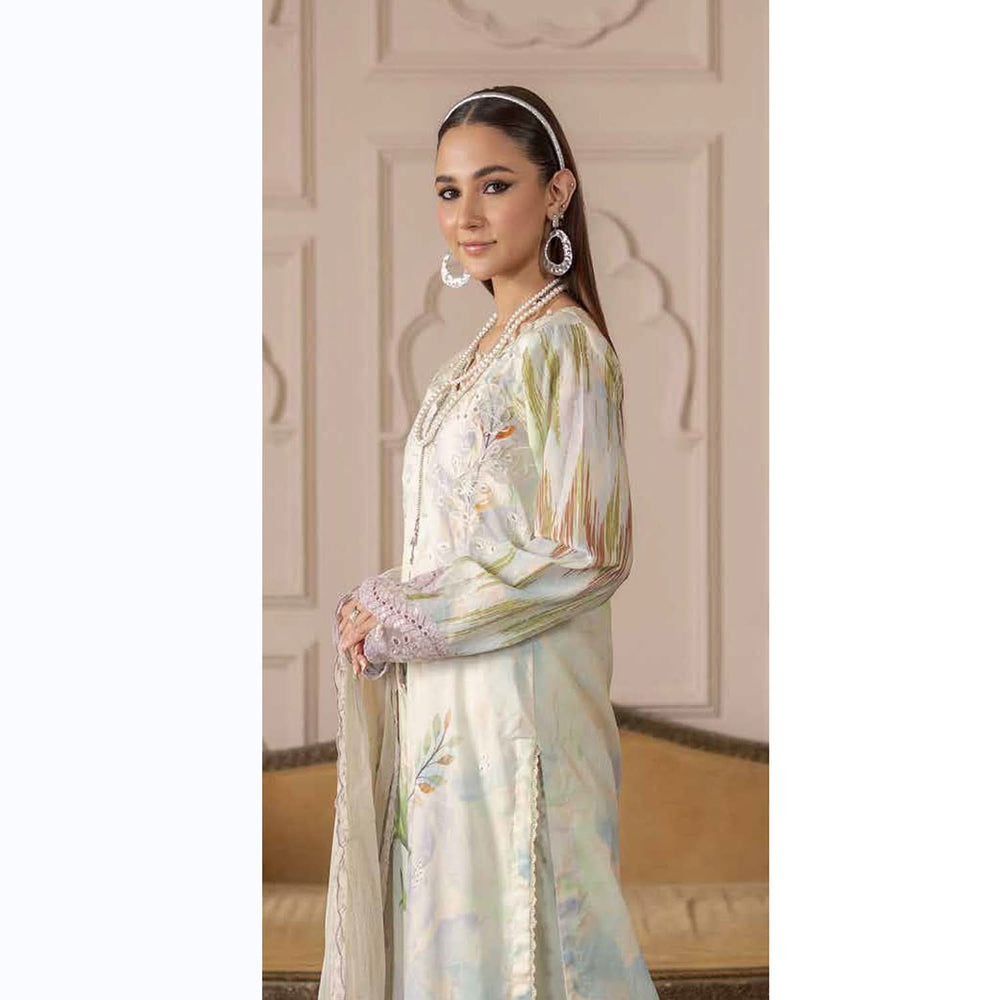 Sunshine Bloom By Al Zohaib Lawn Premium Unstitched 3 Pcs Suit - 12