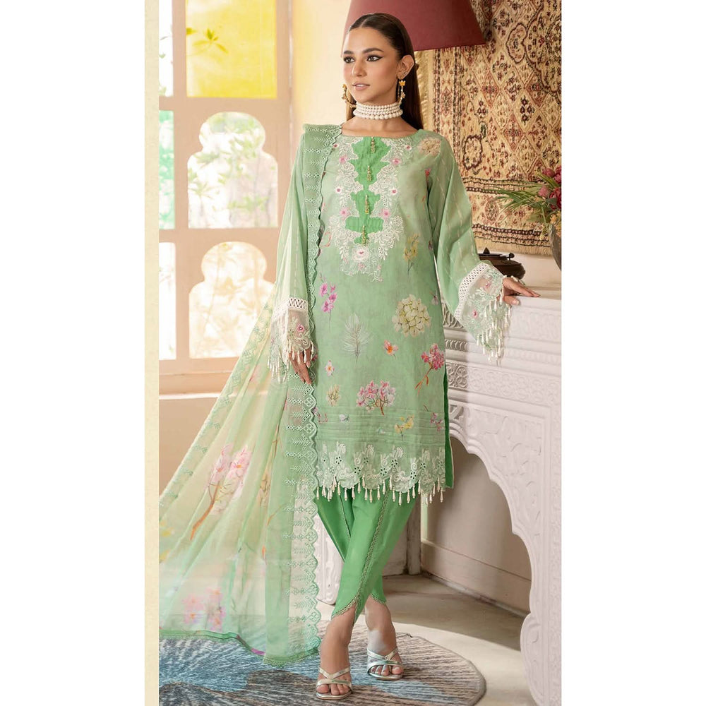 Sunshine Bloom By Al Zohaib Lawn Premium Unstitched 3 Pcs Suit - 5