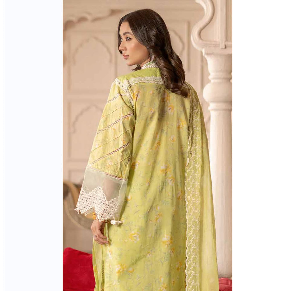 Sunshine Bloom By Al Zohaib Lawn Premium Unstitched 3 Pcs Suit - 1