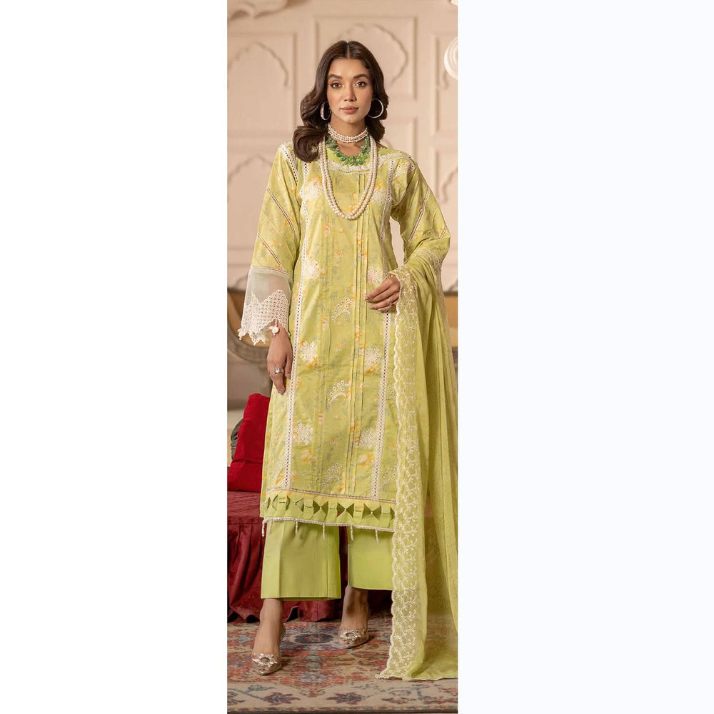 Sunshine Bloom By Al Zohaib Lawn Premium Unstitched 3 Pcs Suit - 1