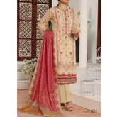 MISRI Embroidered Lawn By VS Textile 3-Piecs Unstitched Suit - 474