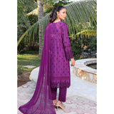Summer Vibes By Dr. Haris Chikankari Lawn Unstitched 4 Pec Suit - 7