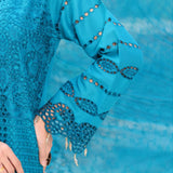 Summer Vibes By Dr. Haris Chikankari Lawn Unstitched 4 Pec Suit - 2