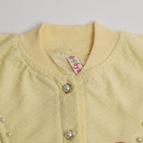 Girls Full Sleeves Tight Suit - Yellow