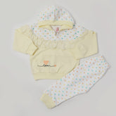 Girls Full Sleeve Tights Suit - Lemon