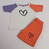 Eminent Newborn Girls Half Sleeves Suit