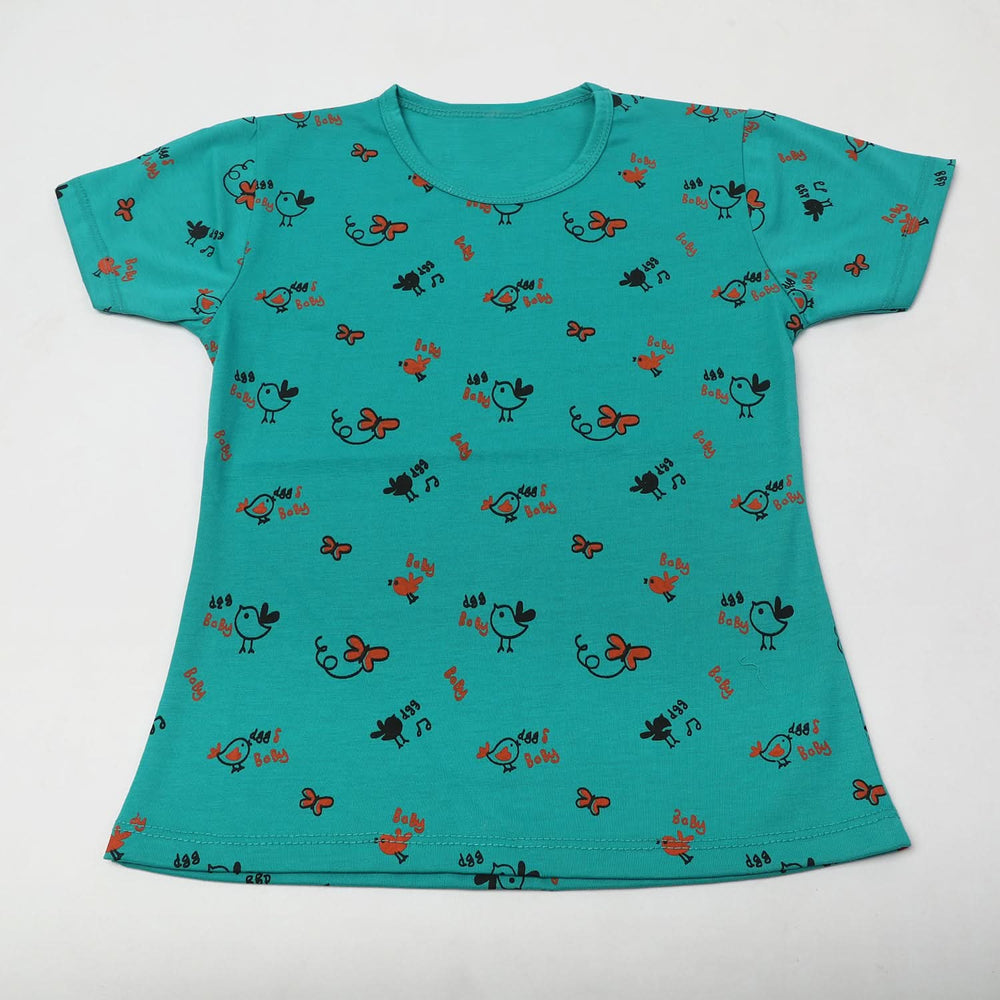 Girls Half Sleeves T-Shirt