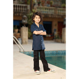 Eminent Boys Half Sleeves Causal Shirt - Navy Blue