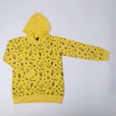 Girls Hoodie T-Shirt - Yellow