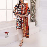 SANA & SARA ESHAAL By Salitex Lawn Printed Unstitched 3Pcs Suit - 63