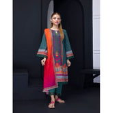 Salina Weaving Dobby By Regalia Lawn Printed Unstitched 3Pcs Suit V-2 - 13