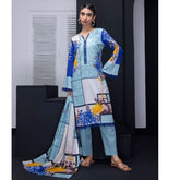 Salina Weaving Dobby By Regalia Lawn Printed Unstitched 3Pcs Suit V-2 - 11