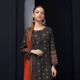 Salina Weaving Dobby By Regalia Lawn Printed Unstitched 3Pcs Suit V-2 - 8