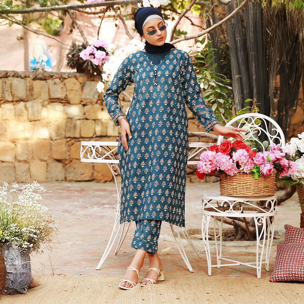 Eminent Women's Co-Ord Suit - Blue