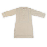 Girls Embriodered Kurti - Beige