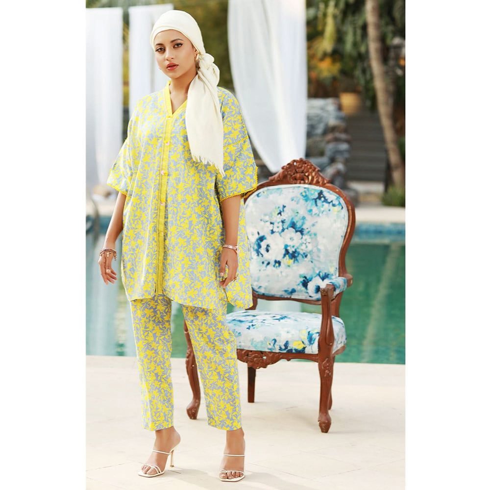 Eminent Printed Doriya Lawn Unstitched Kurti - 3