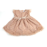 Eminent Girls Fancy Frock - Peach