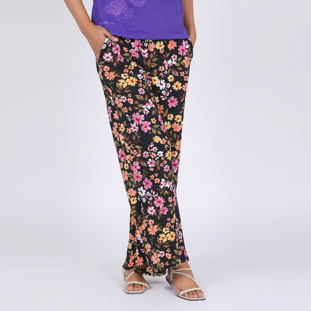 Eminent Women's Printed Trouser - Black