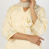 Women's Slub 2Pcs Suit