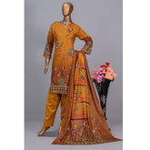 Valuable Women's Lawn Unstitched 3Pcs Suit V-2 - 2