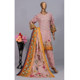 Valuable Women's Lawn Unstitched 3Pcs Suit V-2 - 5