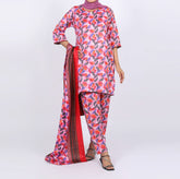 Shataj Febron Wash & Wear Unstitched Printed 3Pcs Suit - A8
