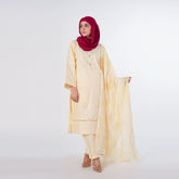 Women's Embroidered Jacquard 3Pcs Suit