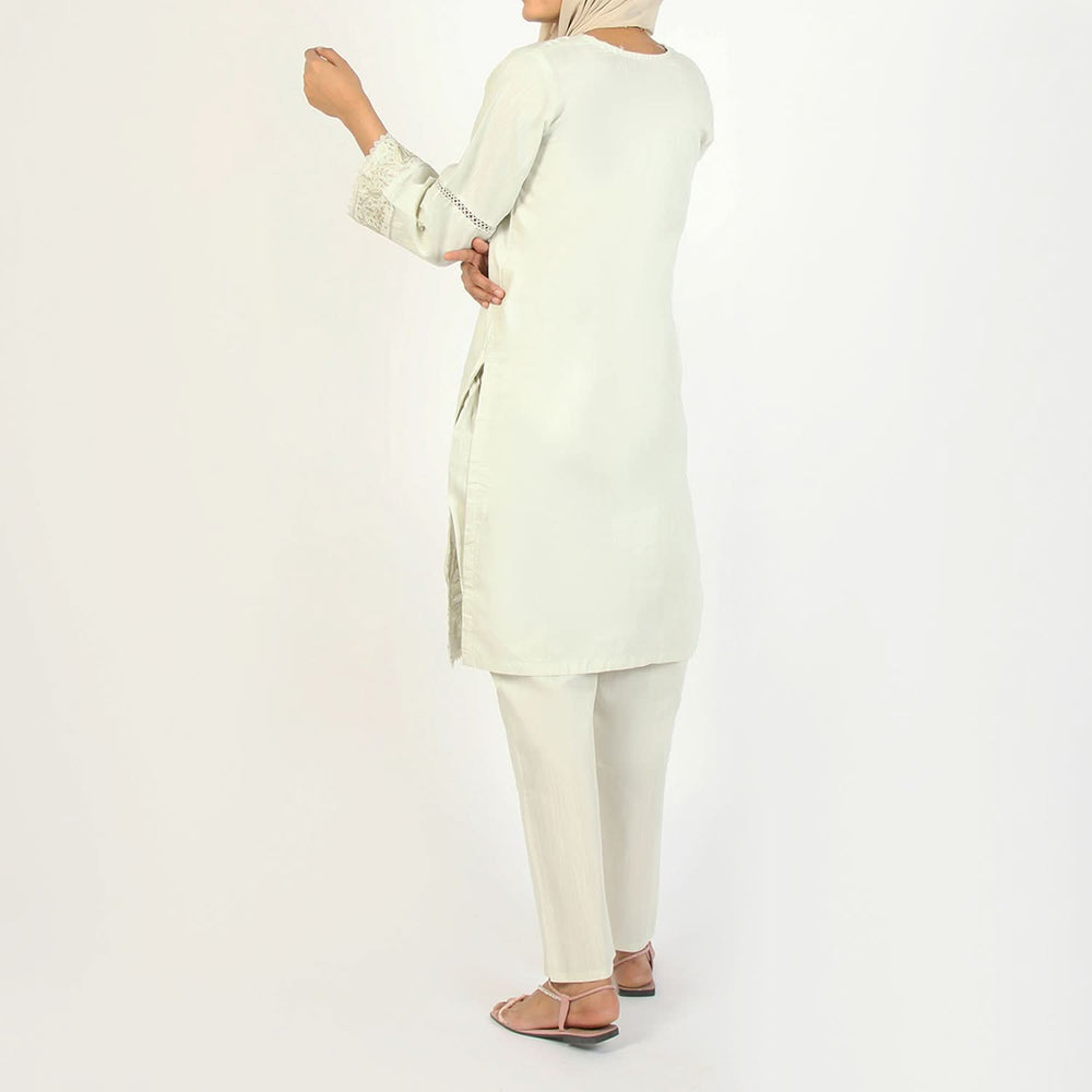 Women's Slub 2Pcs Suit