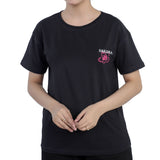 Eminent Women's Half Sleeves Printed T-Shirt - Black