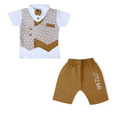 Valuable Newborn Boys Half Sleeves Suit