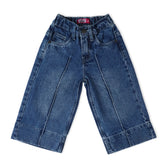 Eminent Girls Denim Capri Pant - Light Blue