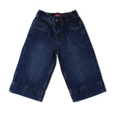 Eminent Girls Denim Capri Pant - Dark Blue