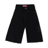 Eminent Girls Wider Leg Denim Pant - Jet Black