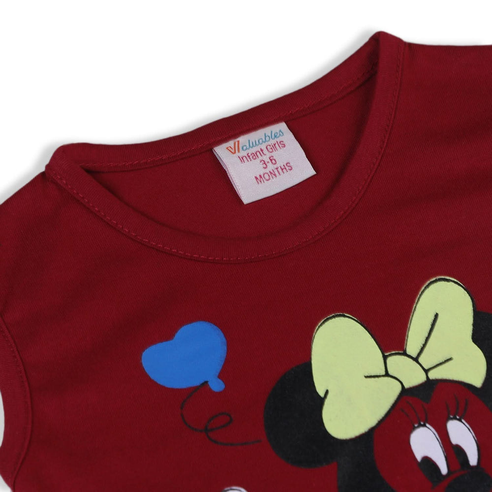 Valuable Newborn Girls Sando T-Shirt