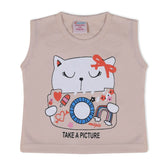 Valuable Newborn Girls Sando T-Shirt
