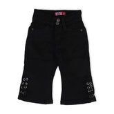 Eminent Girls Denim Pant - Black