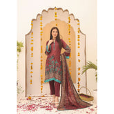 Laiba By SN Cloth Printed Poly Fabron Unstitched 3 Pcs Suit - 6