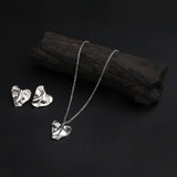 Women's Locket Set - Silver